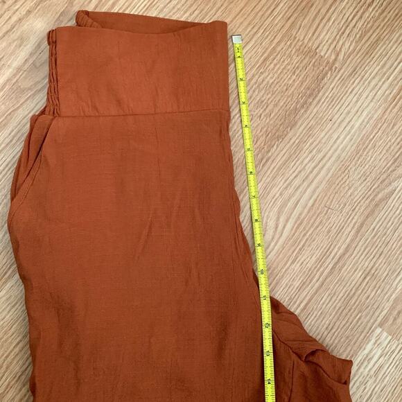 Nanette Lepore Orange Coordinate Top Wide Leg Crop Pant Set Size M NWT - Picture 14 of 16